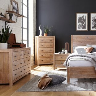 White washed deals wood bedroom furniture